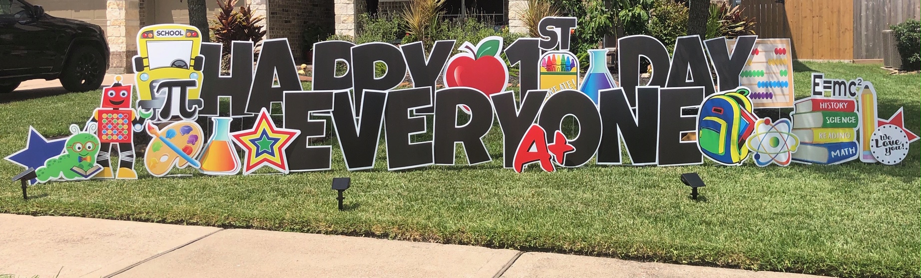 Yard Greeting Card Rentals Pearland TX.
